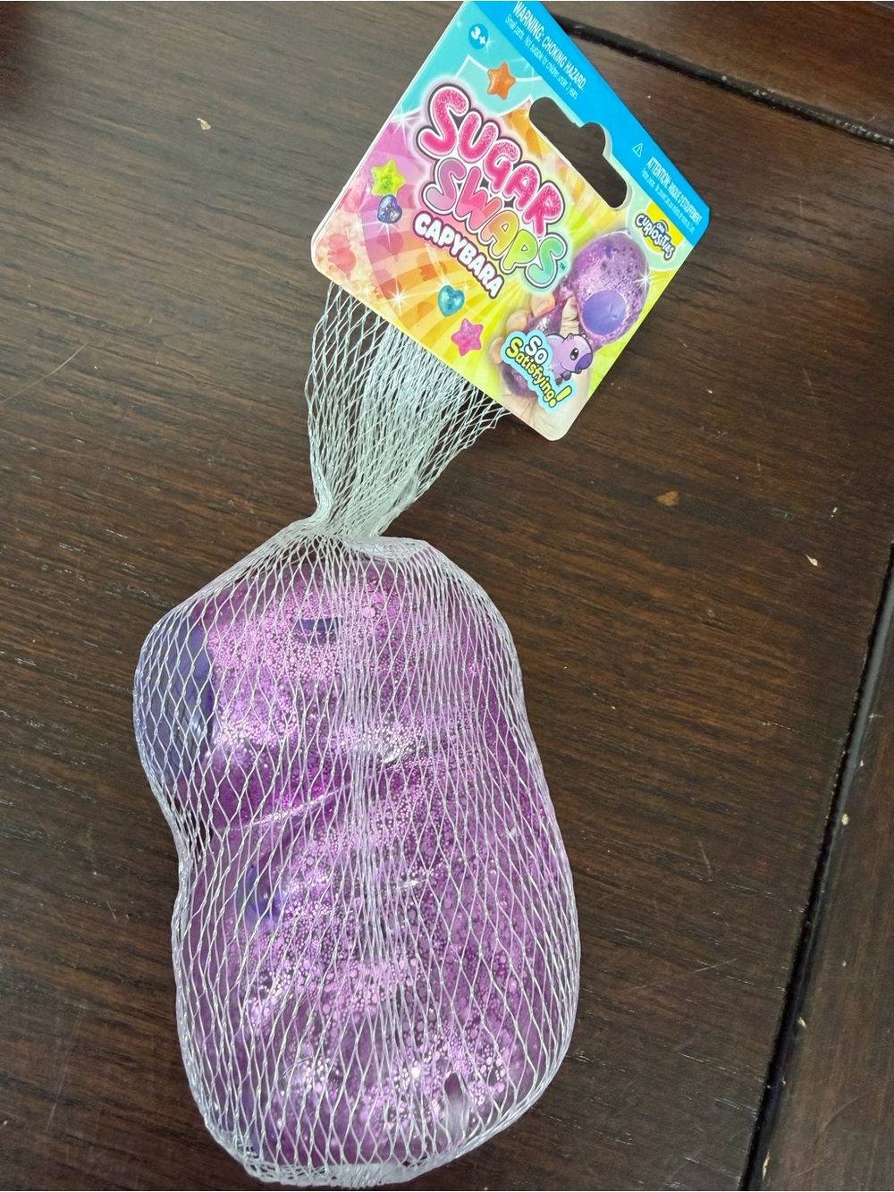 Sugar Swaps- Capybara Squishy - Glitter Purple